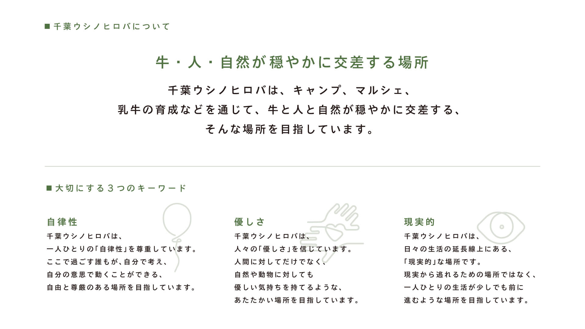 千葉ウシノヒロバ コンセプト設計 チカビ 株式会社chicabi クリエイティブカンパニー